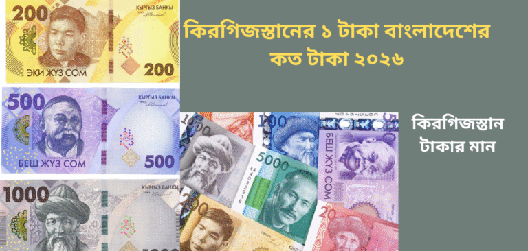 কিরগিজস্তান টাকার মান: কিরগিজস্তানের ১ টাকা বাংলাদেশের কত টাকা ২০২৬