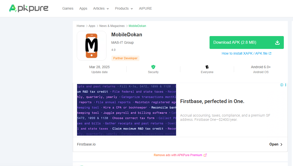 How to Download Mobiledokan app